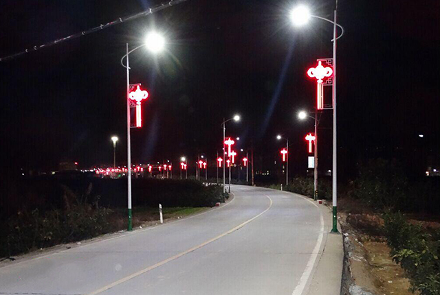 新農(nóng)村中國結(jié)路燈